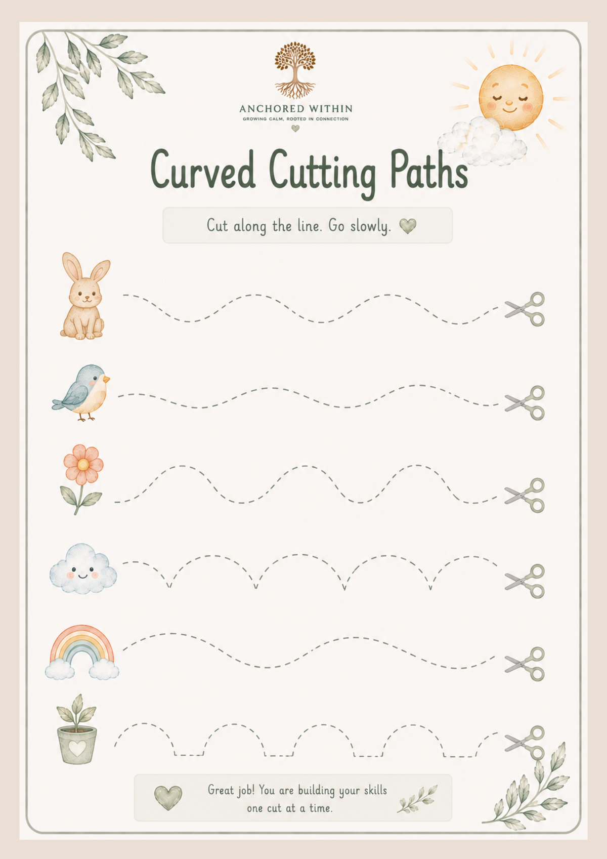 Fine Motor Activity Pack | Printable Preschool & School Readiness Worksheets