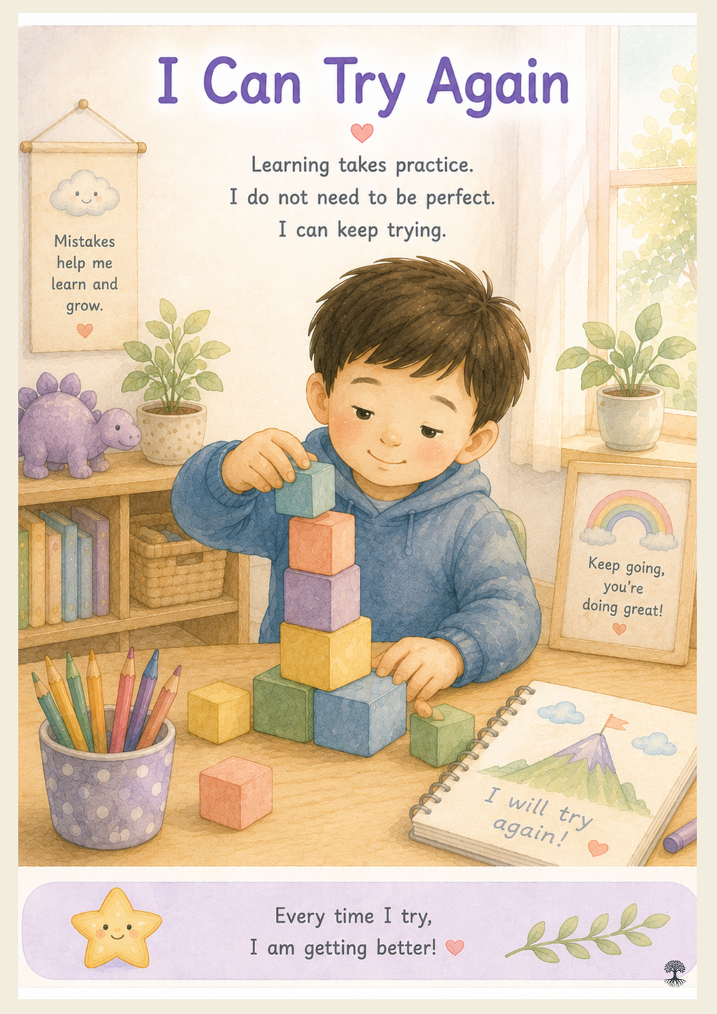 Anchored Within School Ready Learning Kit | Printable Preschool & Kindergarten Readiness Workbook (99 Pages)